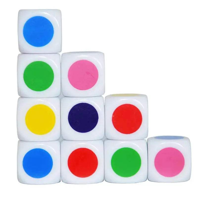 Math Dice Set With Colored Dots For Classroom Learning Resources - ToylandEU
