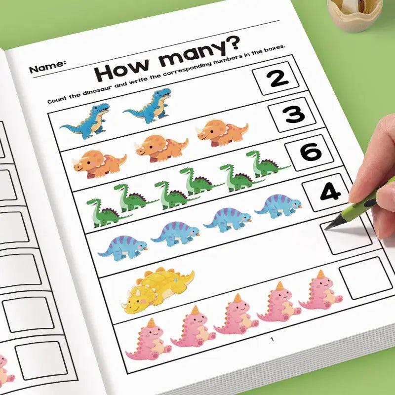  Math Exercise Book For Kids Strengthens Logic Ages 3 8 -  ToylandEU™