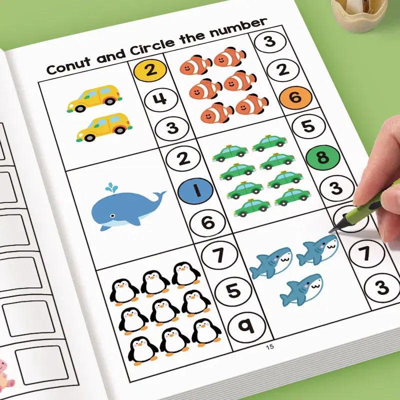  Math Exercise Book For Kids Strengthens Logic Ages 3 8 -  ToylandEU™