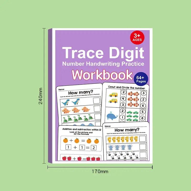  Math Exercise Book For Kids Strengthens Logic Ages 3 8 -  ToylandEU™