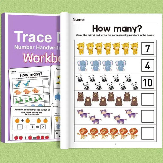  Math Exercise Book For Kids Strengthens Logic Ages 3 8 -  ToylandEU™