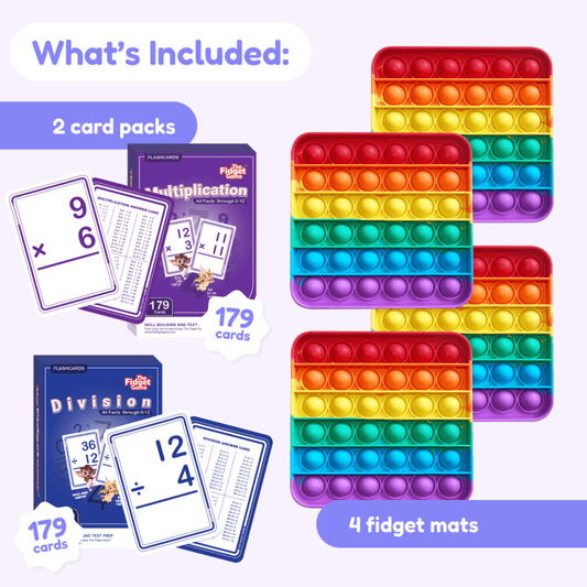Math Flash Cards | Multiplication And Division | Ages 7 To 8 | Grades 2 To 4