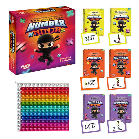 Multiplication And Division Game | Mental Math Speed | 2 To 4 Players | Grades 2 To 4