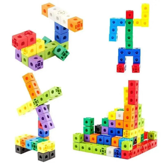  Math Linking Cubes Durable Counting Blocks For Kids -  ToylandEU™