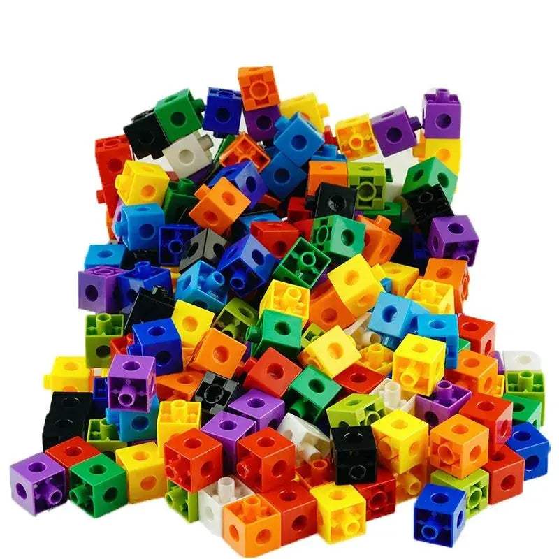 Math Linking Cubes Educational Counting Blocks for Kids - ToylandEU