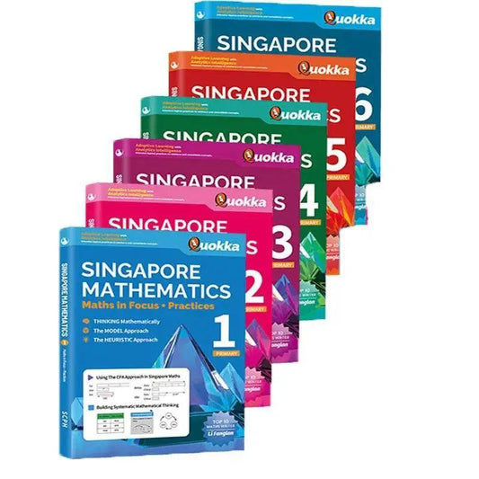  Updated Singapore Primary School Math Textbooks -  ToylandEU™