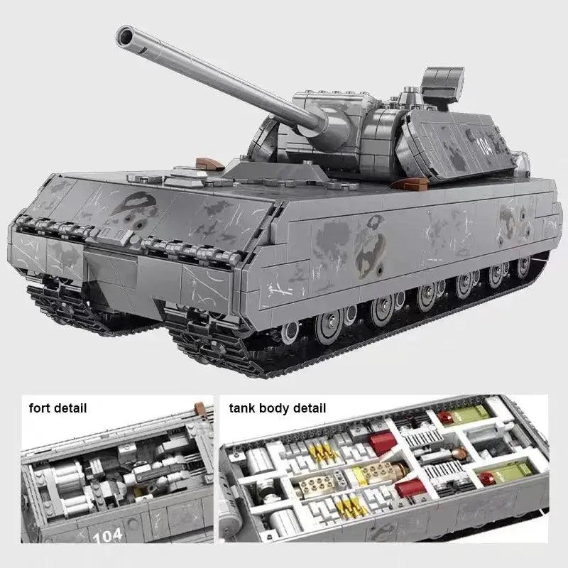  Maus Tank Building Blocks Military Armor Pro -  ToylandEU™
