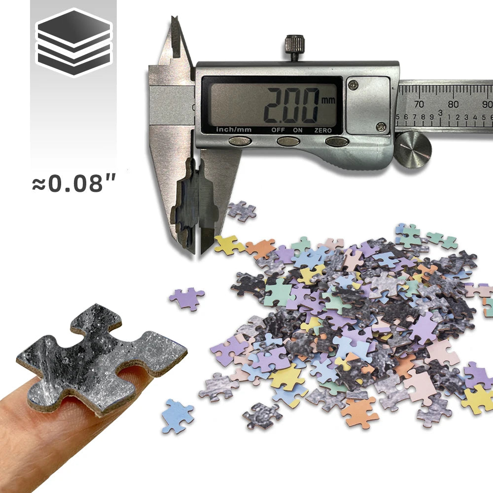 MaxRenard 1000-Piece Horoscope Jigsaw Puzzle - The Moon, 26.97" Round Puzzle for Home Wall Decoration, Perfect for Adults 14+ - ToylandEU