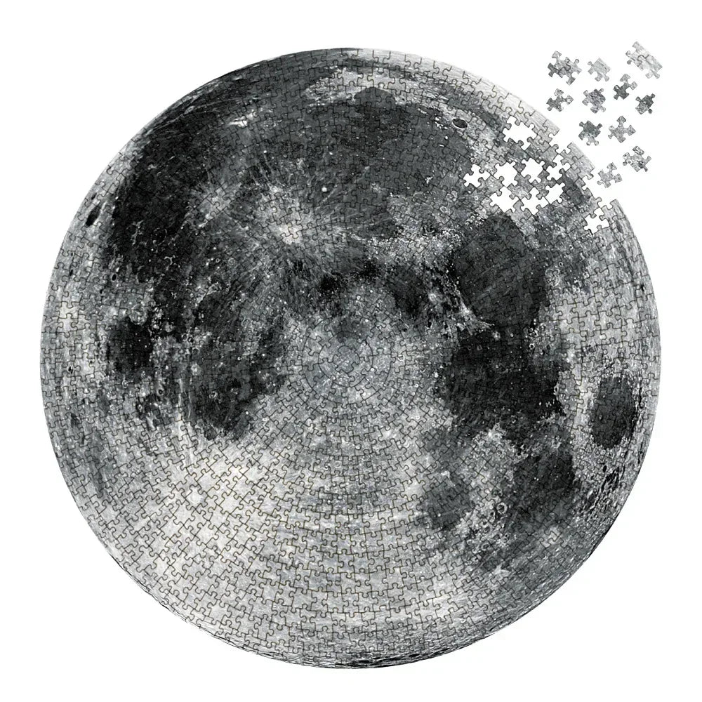MaxRenard 1000-Piece Horoscope Jigsaw Puzzle - The Moon, 26.97" Round Puzzle for Home Wall Decoration, Perfect for Adults 14+ - ToylandEU
