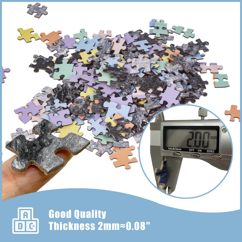 MaxRenard 1000-Piece Horoscope Jigsaw Puzzle - The Moon, 26.97" Round Puzzle for Home Wall Decoration, Perfect for Adults 14+ - ToylandEU