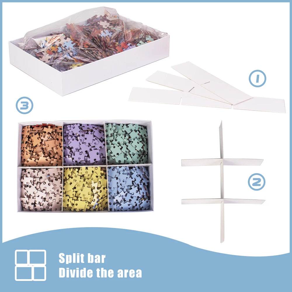 MaxRenard 1000-Piece Round Jigsaw Puzzle for Adults - Animal Party Design, 26.97” Diameter, Perfect Home Decoration Toy - ToylandEU