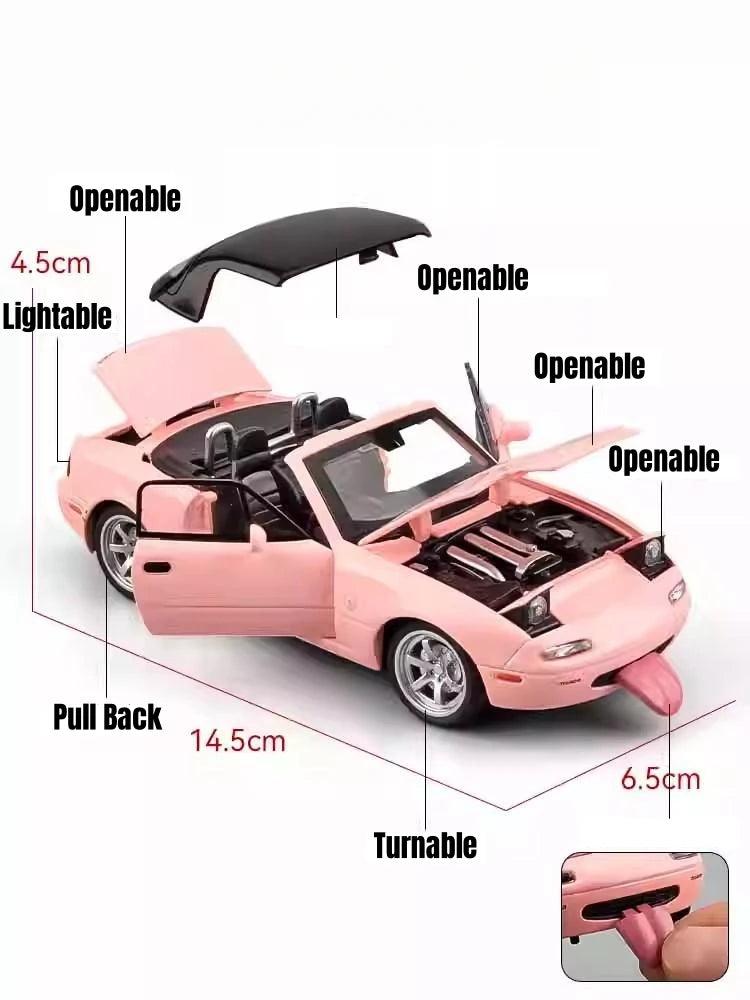 Mazda MX-5 Diecast Model | 1/32 Scale Sound & Light | Toylandeu™