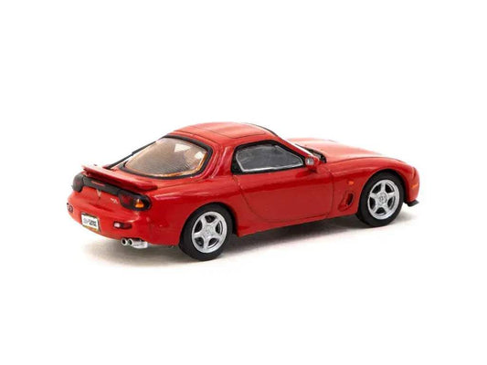 Mazda RX-7 FD3S Diecast Model 1/64 Red J Collection - ToylandEU