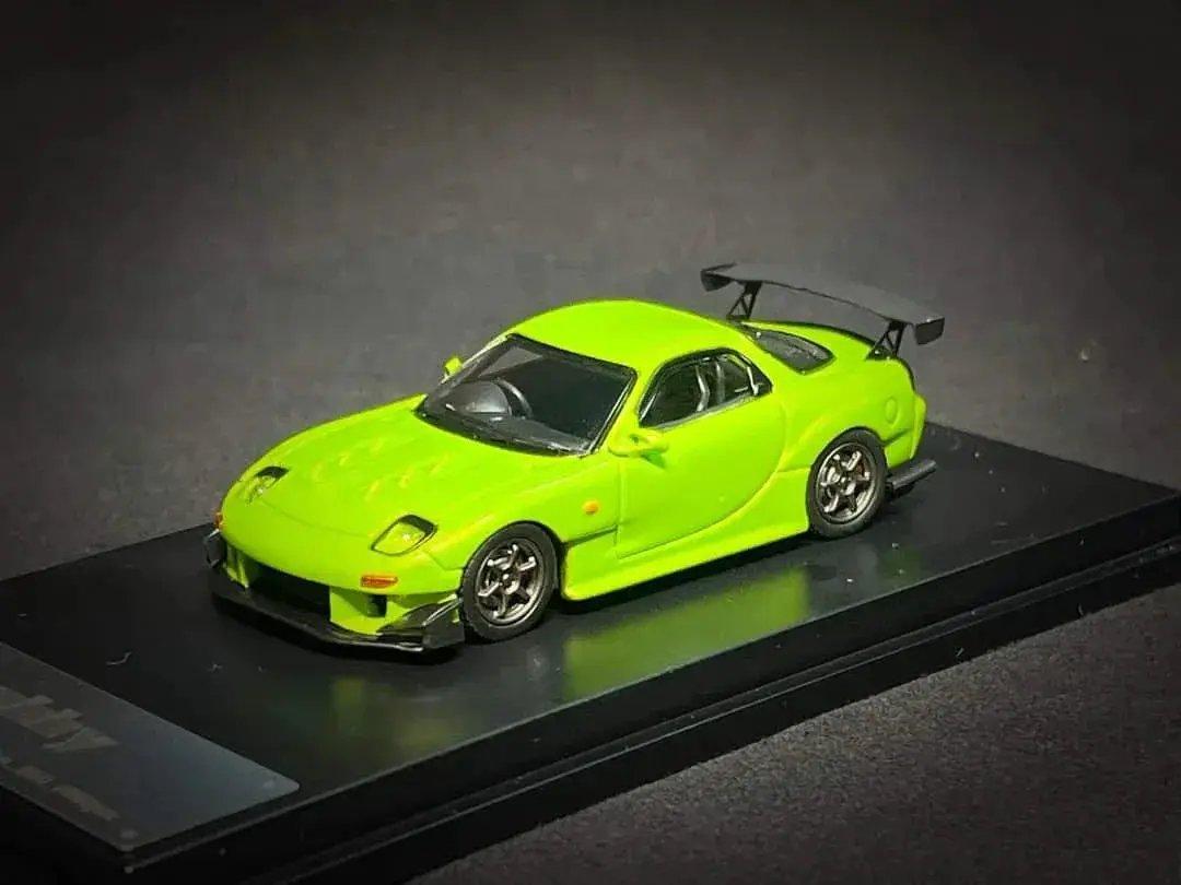  Mazda RX7 Diecast Apple Green 1 64 Scale Limited -  ToylandEU™