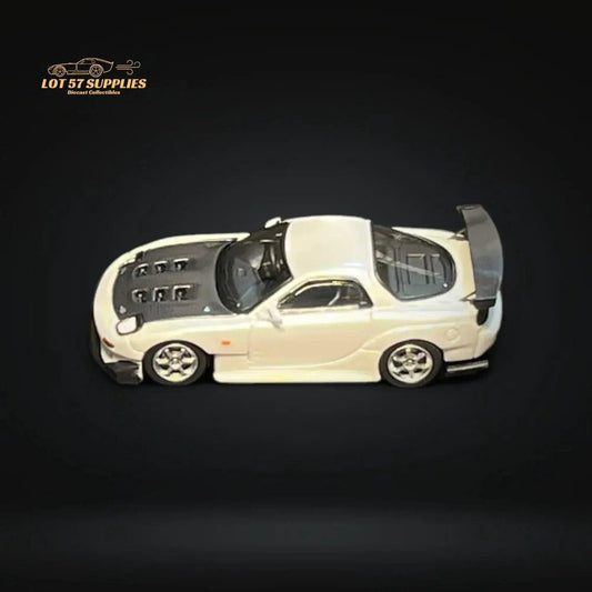  Mazda RX7 Diecast Model 1 64 Limited Pearl White -  ToylandEU™