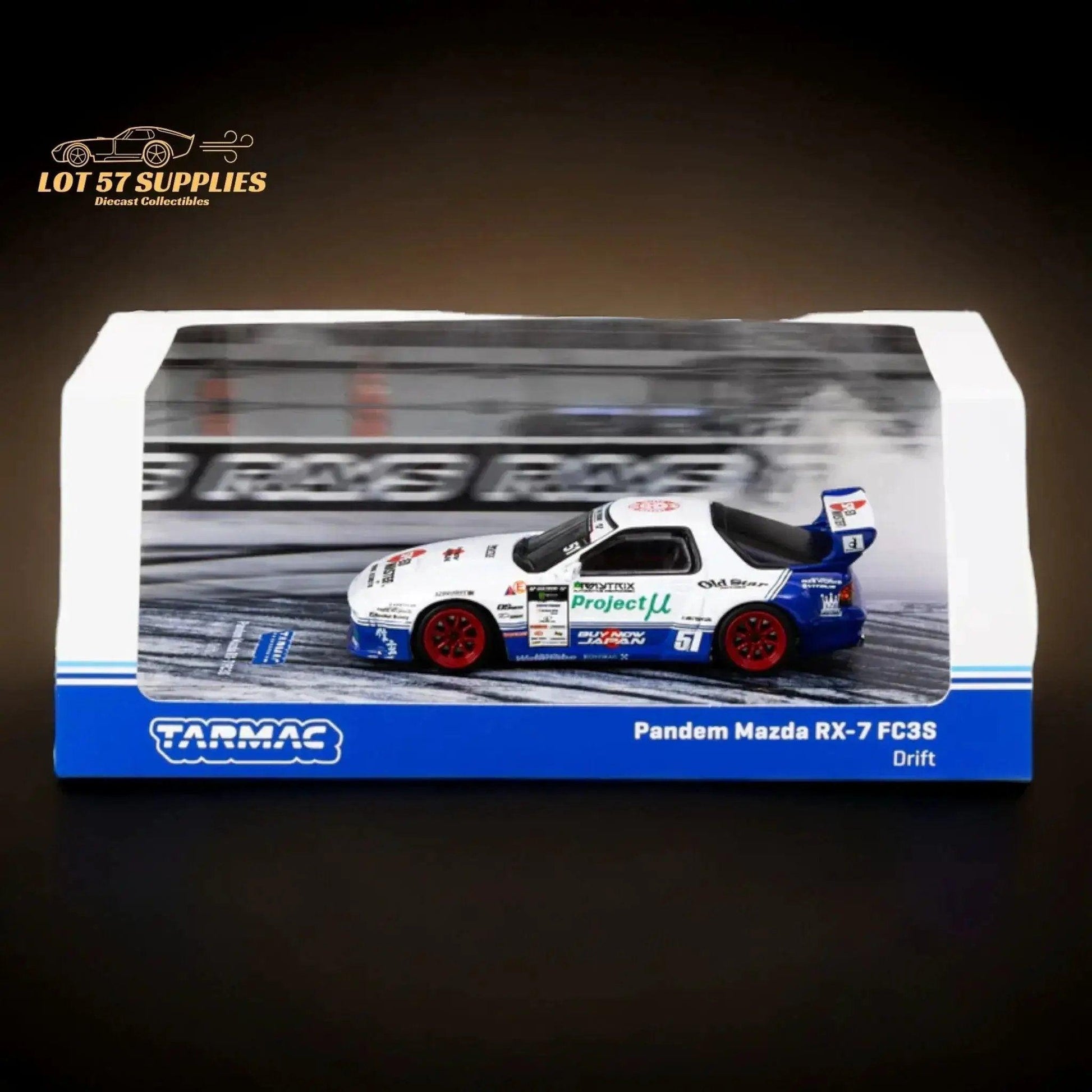  Mazda RX7 FC3S Diecast 1 64 Scale Drift Livery -  ToylandEU™
