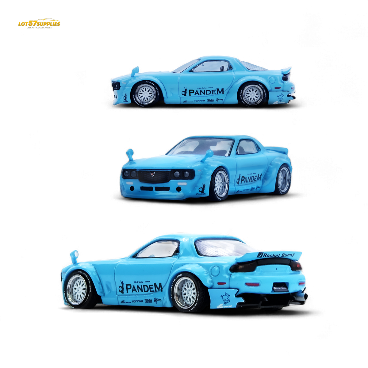 Mazda RX7 FD3S Pandem Diecast | 1/64 Scale | Toylandeu™