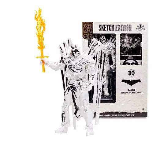 McFarlane Toys DC Multiverse Azrael Curse of the White Knight Sketch Gold Label 7-Inch Action Figure - Entertainment Earth Exclusive - ToyShnip