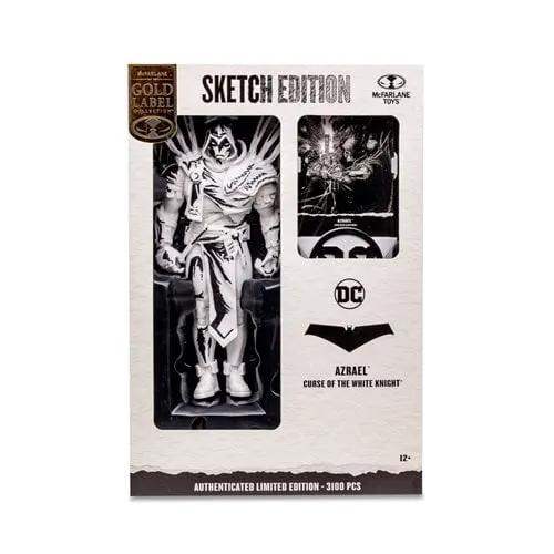 McFarlane Toys DC Multiverse Azrael Curse of the White Knight Sketch Gold Label 7-Inch Action Figure - Entertainment Earth Exclusive - ToyShnip