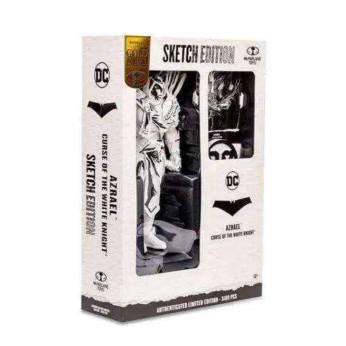 McFarlane Toys DC Multiverse Azrael Curse of the White Knight Sketch Gold Label 7-Inch Action Figure - Entertainment Earth Exclusive - ToyShnip