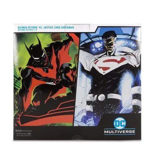DC Multiverse Batman Beyond Vs Justice Lord Superman Premium Figures - ToylandEU