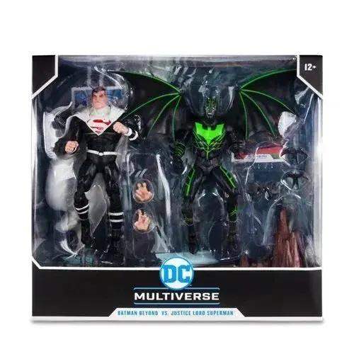 DC Multiverse Batman Beyond Vs Justice Lord Superman Premium Figures - ToylandEU