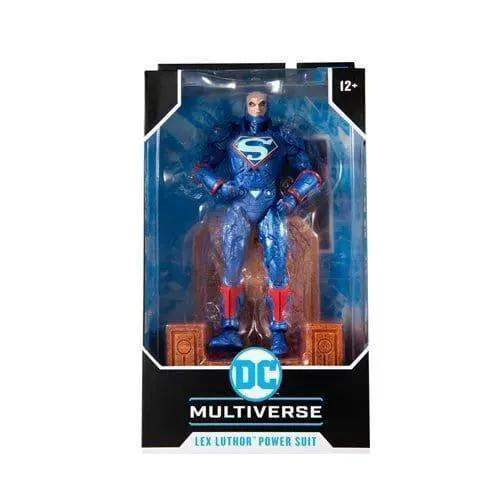 Lex Luthor Blue Power Suit DC Multiverse Display-Ready Figure - ToylandEU