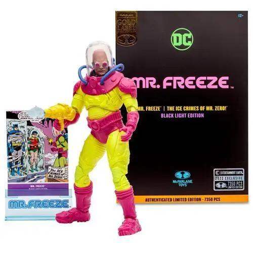 McFarlane Toys DC Multiverse Mr. Freeze Black Light Gold Label 7-Inch Scale Action Figure - Entertainment Earth Exclusive - ToyShnip