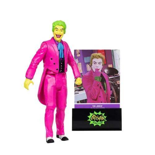 McFarlane Toys DC Retro The Joker Batman: Classic TV Series Black Light Gold Label 6-Inch Action Figure - Entertainment Earth Exclusive - ToyShnip