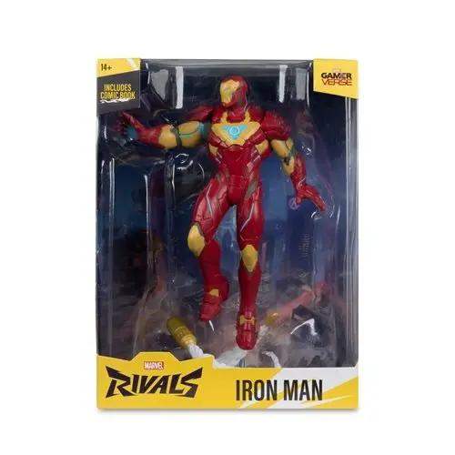 McFarlane Toys Marvel Rivals Iron Man 1:6 Scale Posed Figure with Scene and Comic - ToyShnip