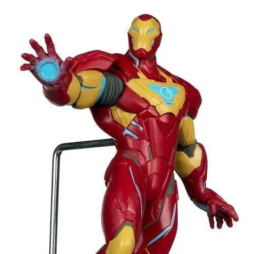 McFarlane Toys Marvel Rivals Iron Man 1:6 Scale Posed Figure with Scene and Comic - ToyShnip