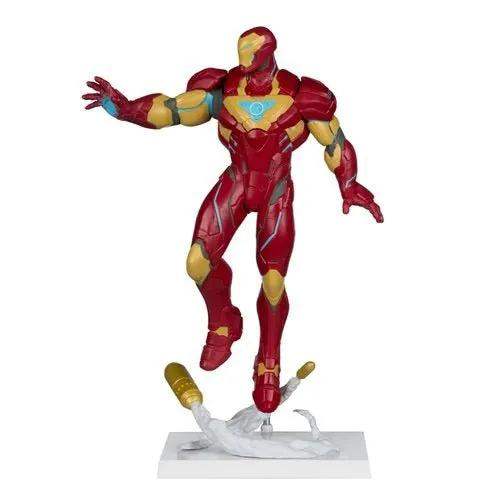 McFarlane Toys Marvel Rivals Iron Man 1:6 Scale Posed Figure with Scene and Comic - ToyShnip