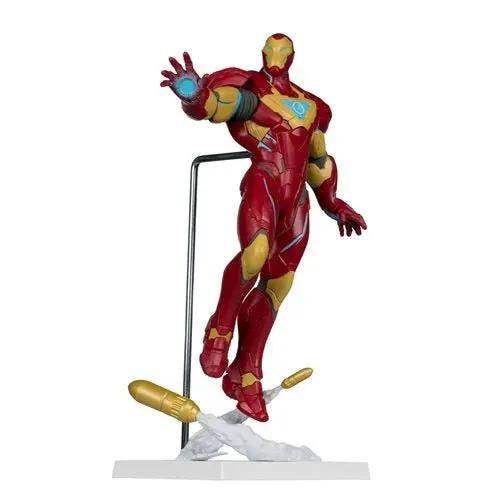 McFarlane Toys Marvel Rivals Iron Man 1:6 Scale Posed Figure with Scene and Comic - ToyShnip