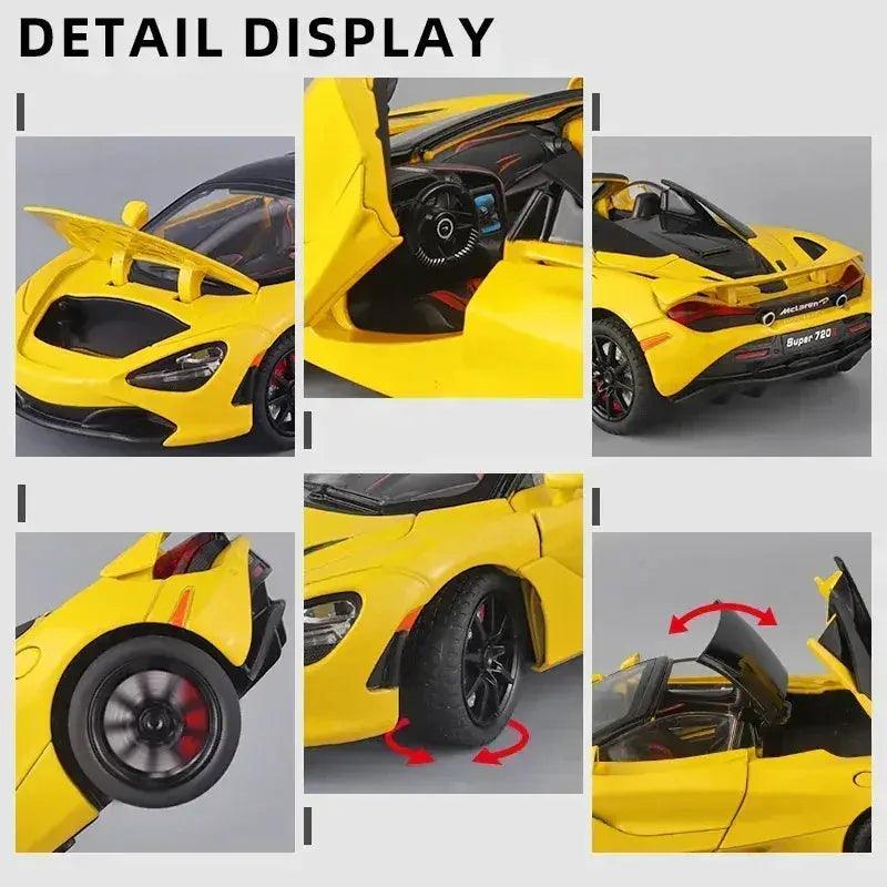    McLaren 720S 1 24 Diecast Model Car Sound -  ToylandEU™