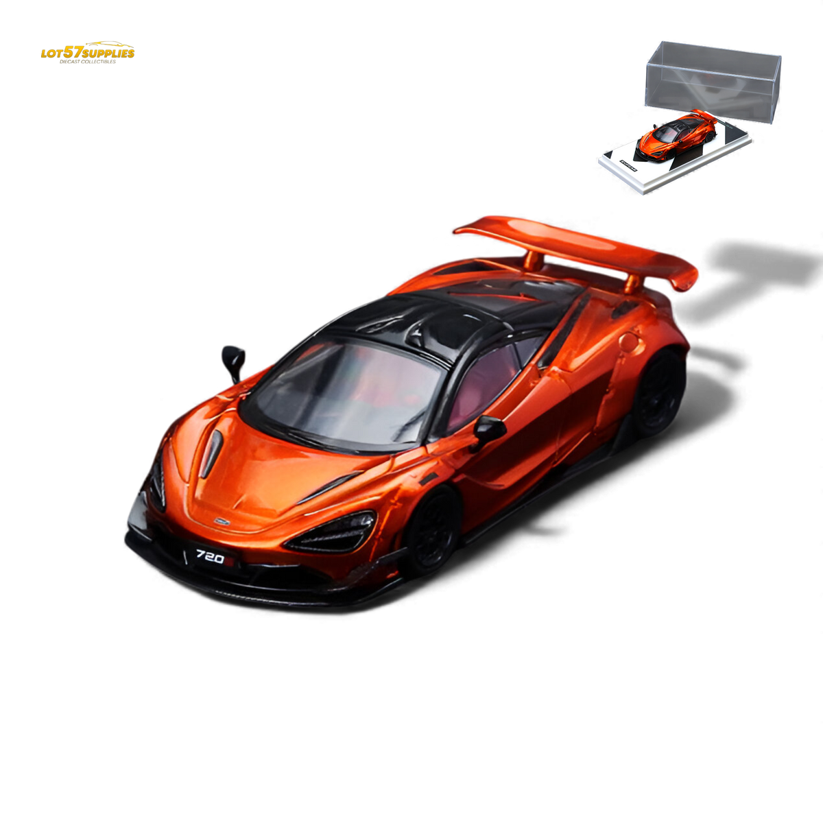 McLaren 720S Diecast | 1:64 Bright Orange | Toylandeu™