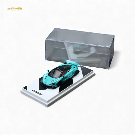 McLaren 720S Diecast Model 1 64 Scale Cyan Blue Preorder - ToylandEU