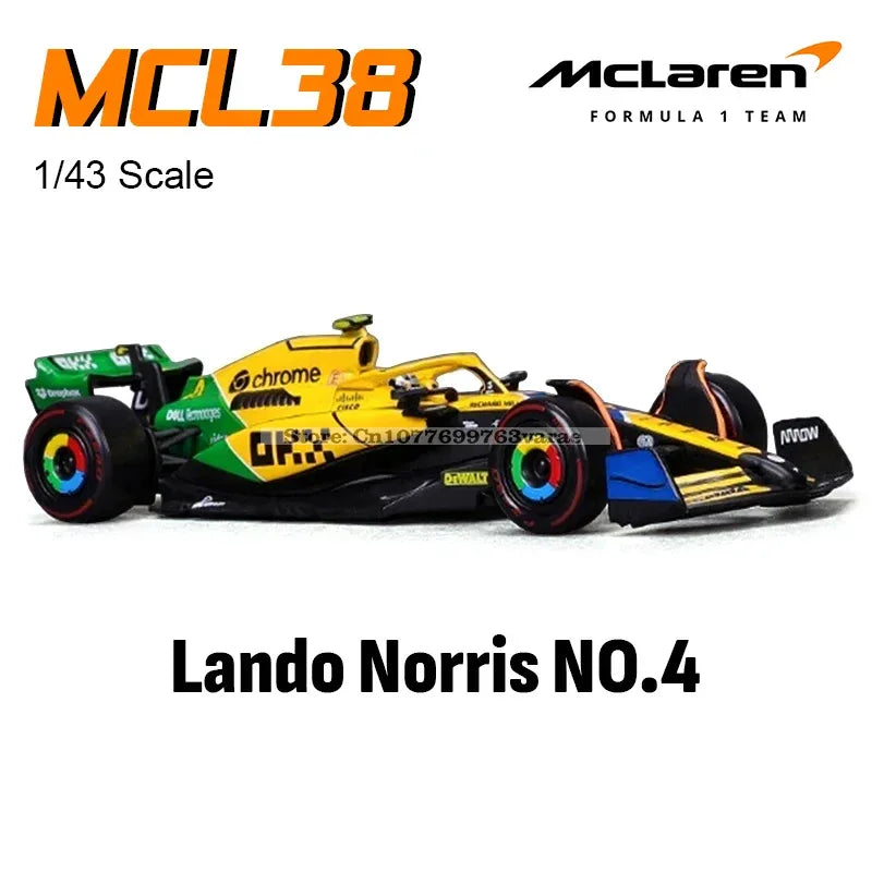 McLaren F1 Diecast Car Monaco Grand Prix Model Collectible - ToylandEU