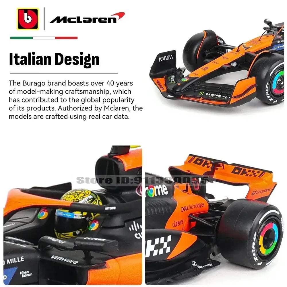 McLaren F1 Diecast Model 1to24 Bburago Precision Replica - ToylandEU