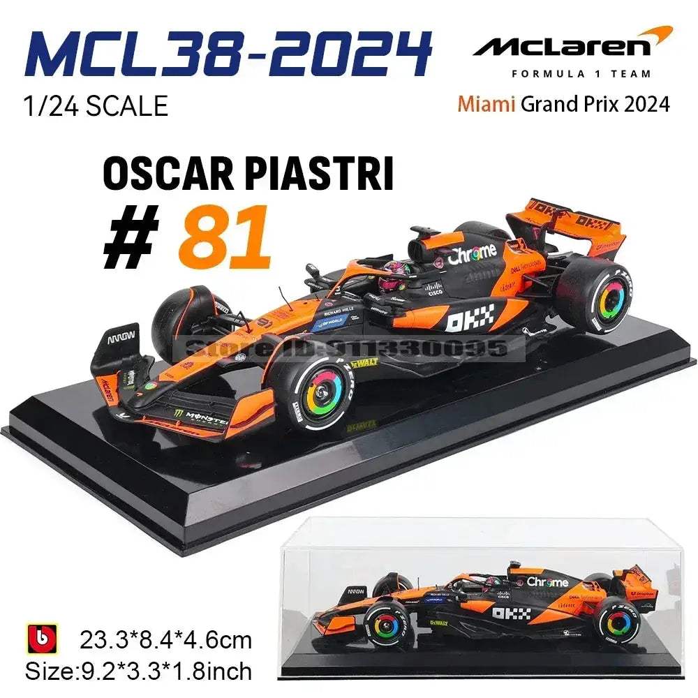 McLaren F1 Diecast Model 1to24 Bburago Precision Replica - ToylandEU