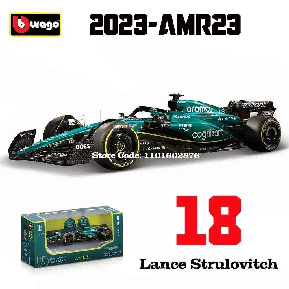 McLaren F1 MCL60 Diecast Model 1 43 Scale Collectible - ToylandEU