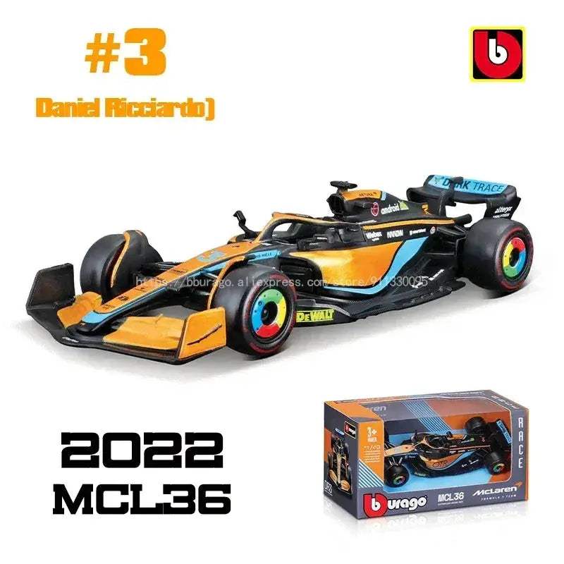 McLaren F1 MCL60 Diecast Model 1 43 Scale Collectible - ToylandEU