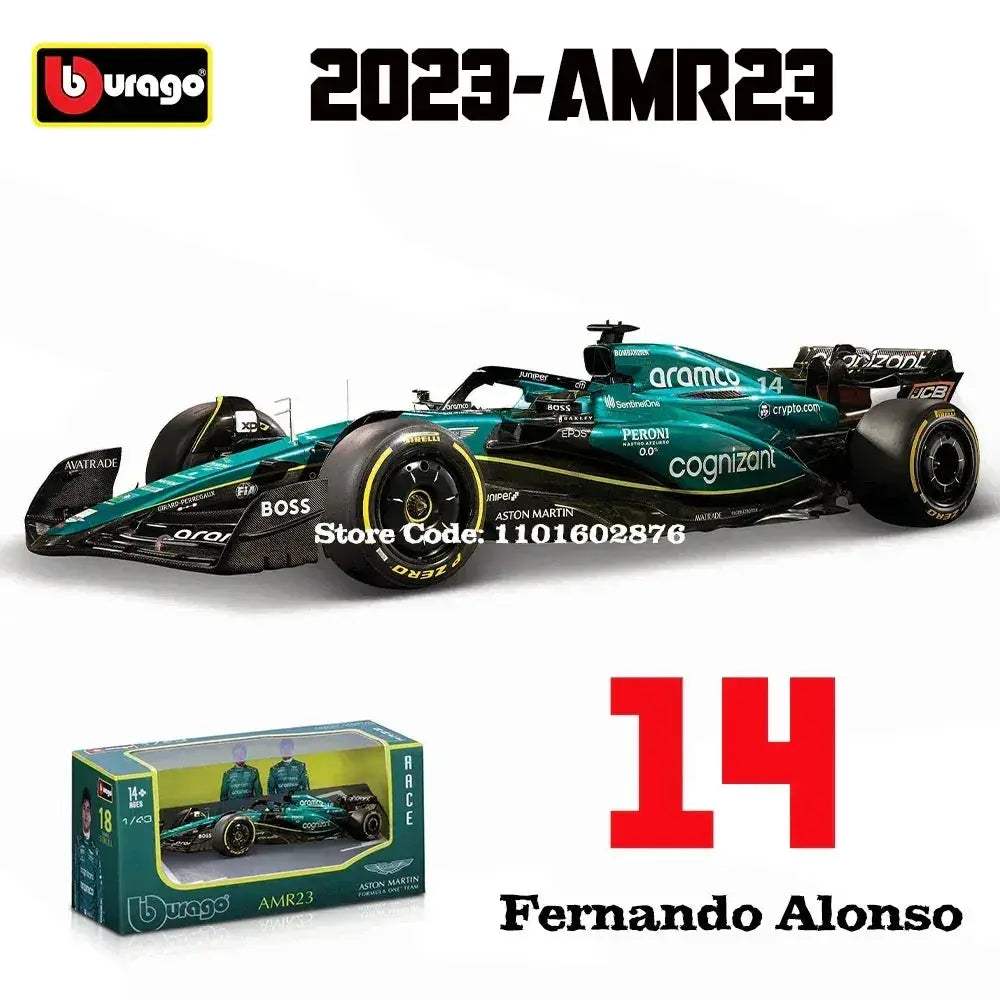 McLaren F1 MCL60 Diecast Model 1 43 Scale Collectible - ToylandEU