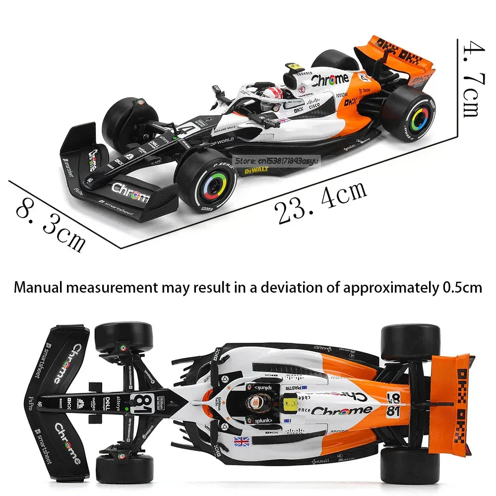McLaren MCL60 Diecast Model Car Limited White Monaco Edition - ToylandEU