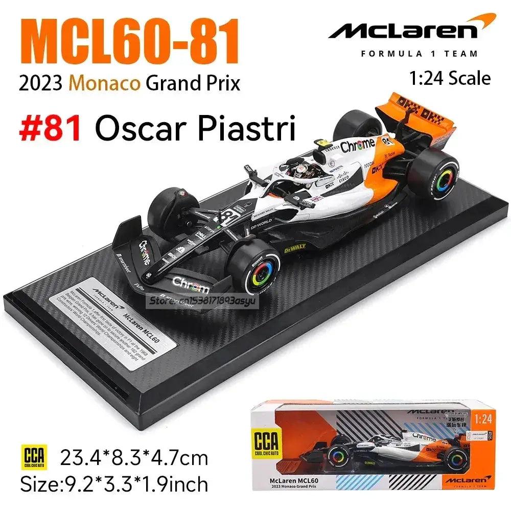  McLaren MCL60 Diecast Model White Monaco Edition -  ToylandEU™