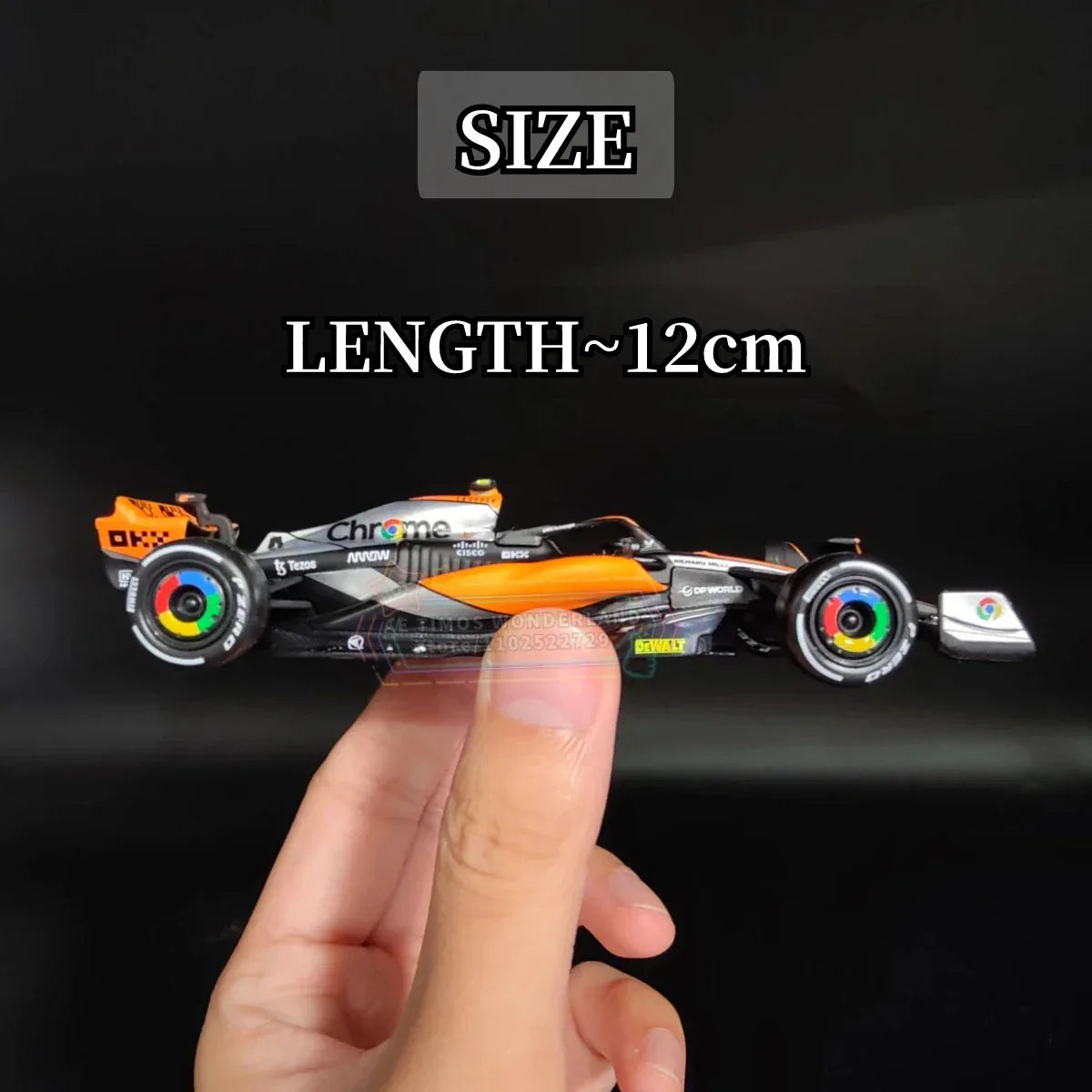 McLaren MCL60 F1 Diecast Model 1:43 Scale With Signature Display - ToylandEU