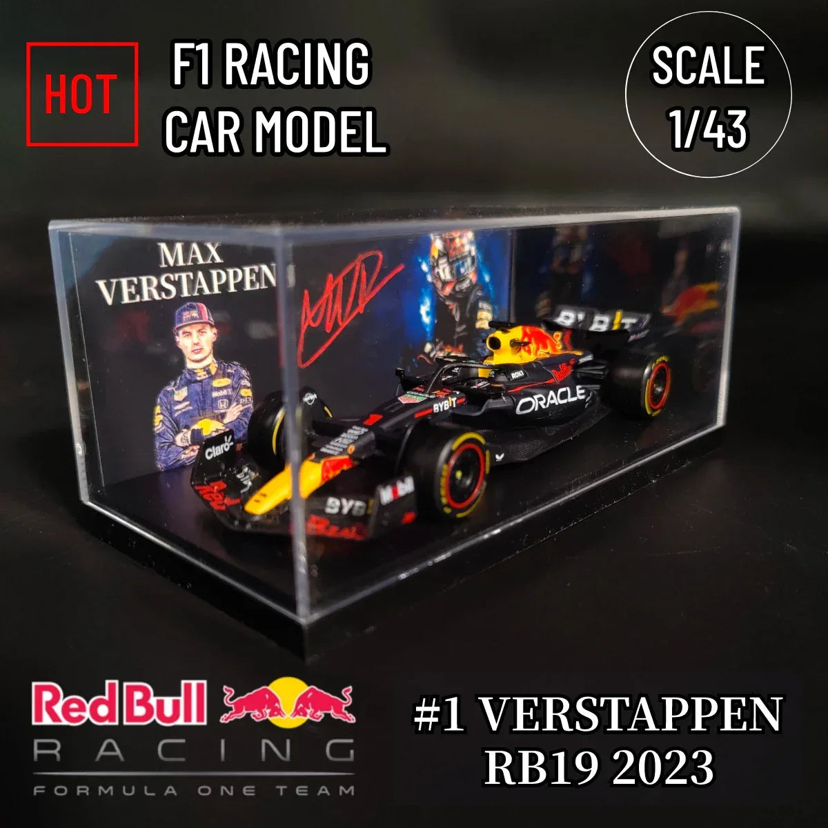 McLaren MCL60 F1 Diecast Model 1:43 Scale With Signature Display - ToylandEU