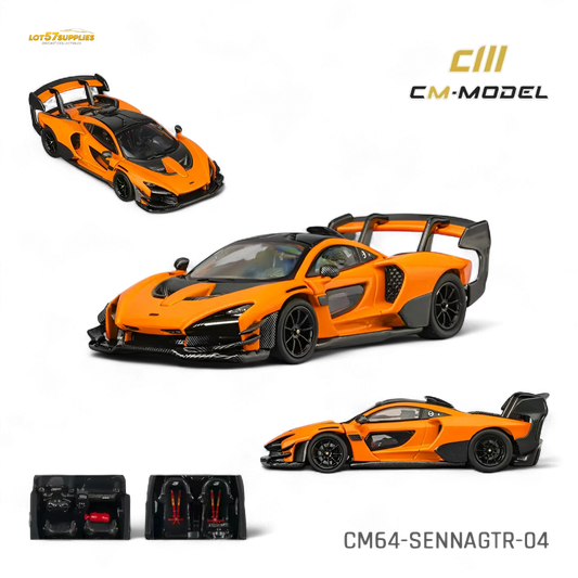 McLaren Senna GTR Diecast Scale Papaya Orange Finish - ToylandEU