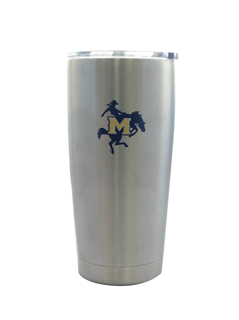 McNeese State Cowboys 20oz Travel Tumbler Ultra Silver - ToylandEU