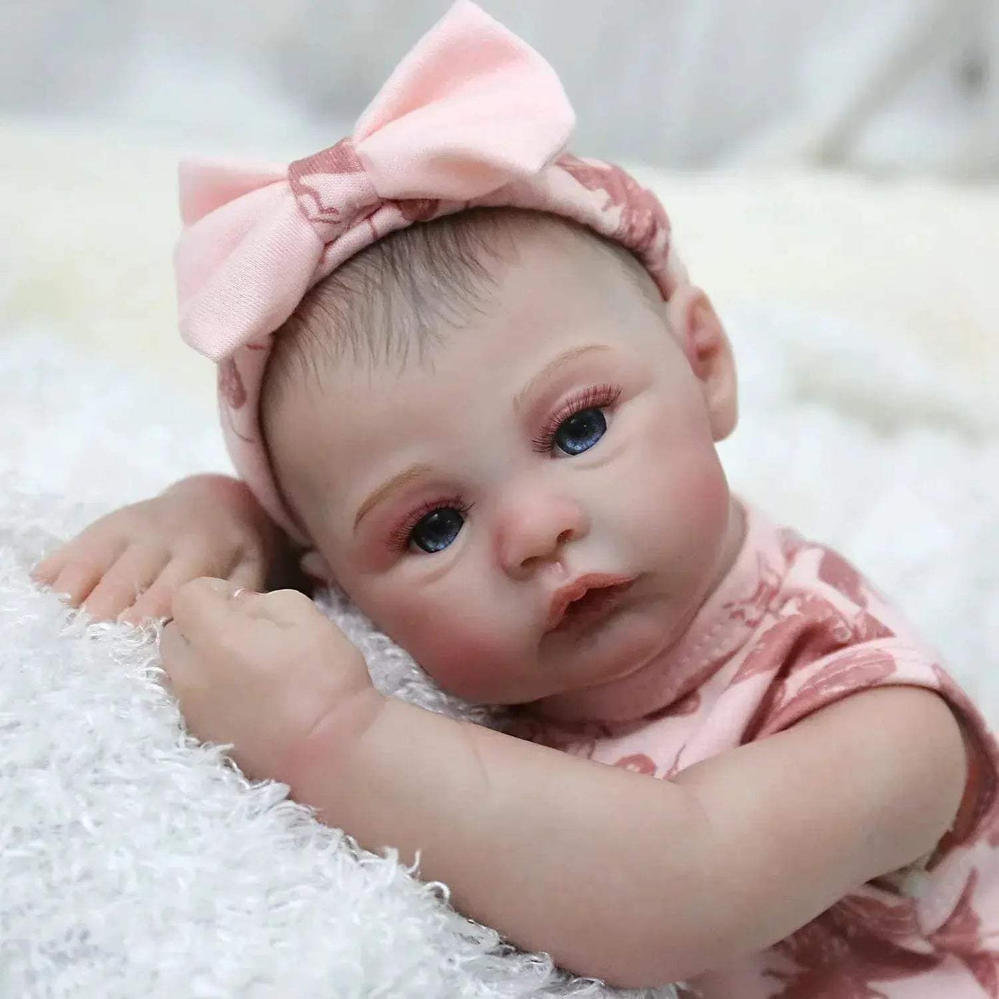 Meadow Baby Girl Reborn Doll 45cm Lifelike Vinyl Art Toy - ToylandEU