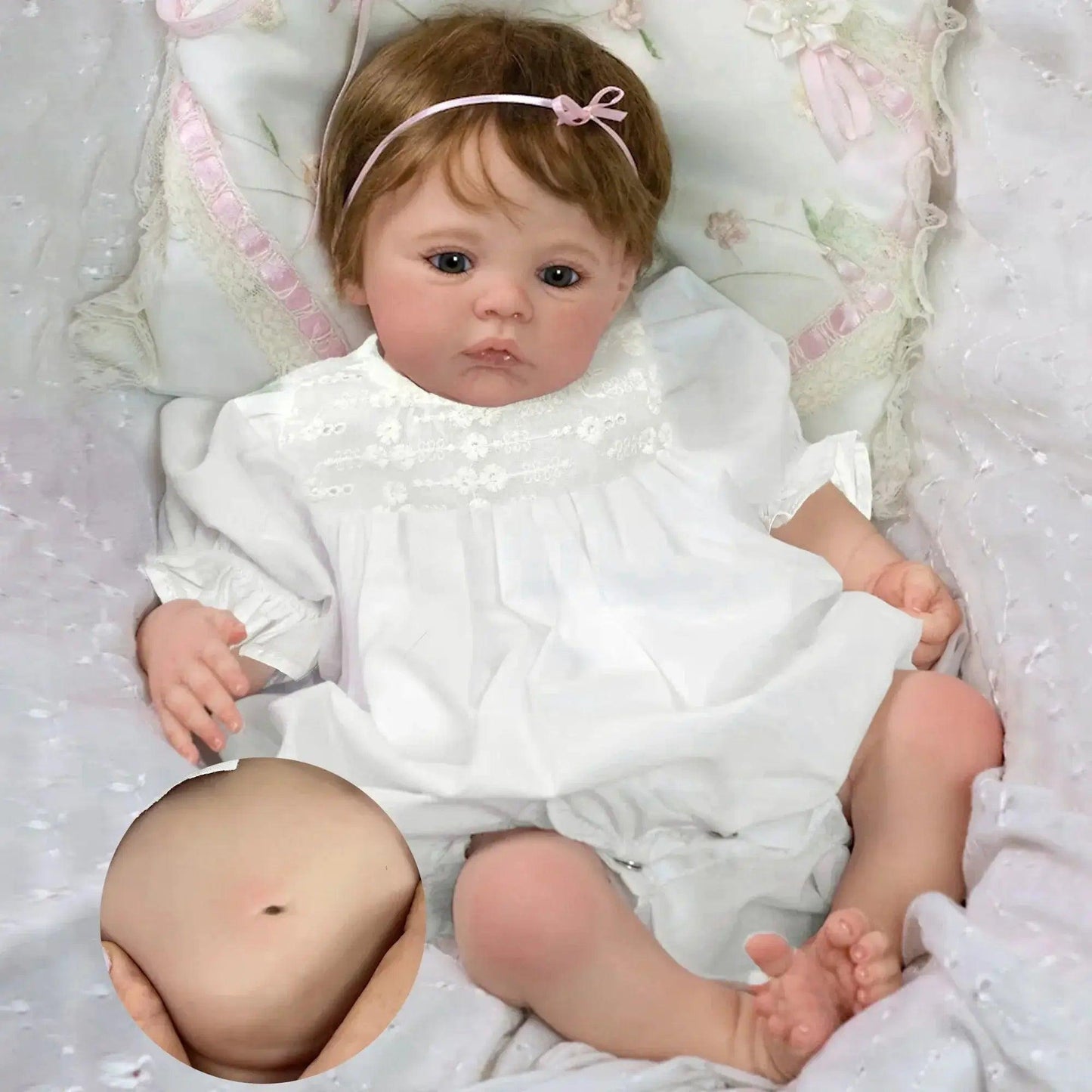  Meadow Baby Girl Reborn Doll Lifelike Vinyl Gift Ready -  ToylandEU™